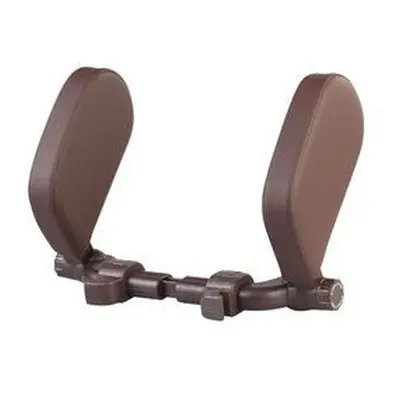 (Coffee color) Car Seat Headrest Travel Rest Neck Pillow Support Solution For Kids And