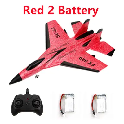 (Red-SU35-2B) FX-620 SU-35 RC Remote Control Airplane 2.4G Remote Control Fighter Hobby Plane Gl