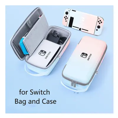 (switch pink set) New Nintend Switch Handheld Storage Bag Portable Carrying Case Travel Pouch fo