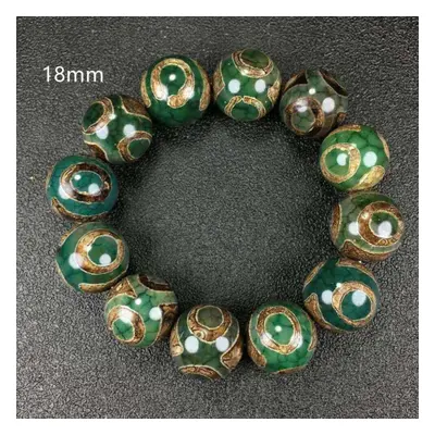 (18mm) High Quality Natural Agate Chalcedony Beads Jewelry Bracelets Vintage Jewelry Gifts For L