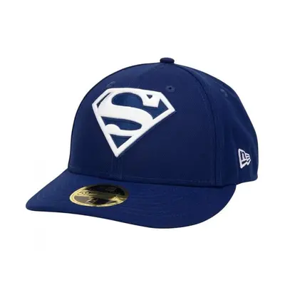 Superman 880941-71-8fitte Low Profile Blue Era Fifty Fitted Hat - 7.125 Fitted