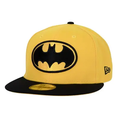 Batman 862247-71-8fitte Batman Logo Yellow Colorway Era 59Fifty Fitted Hat, 7.125 Fitted