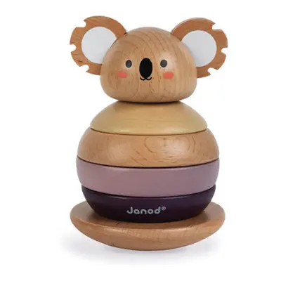 Janod WWF Koala Adorable Stacker & Rocker Wooden Learning Toy 12m+