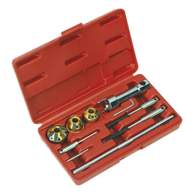 10 Piece Valve Seat Cutter Set - Tungsten Carbide Cutting Blades - Storage Case