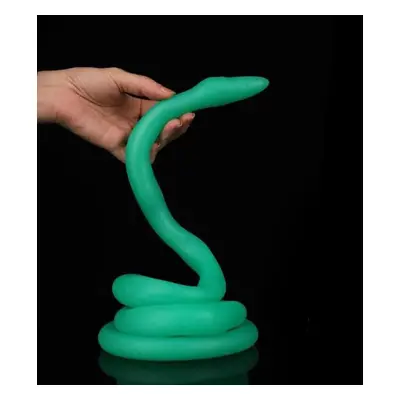 (green) 1.2m Super Long Soft Snake Anal Plug White Buttplug Gay Lesbian Prostate Massager Anus B