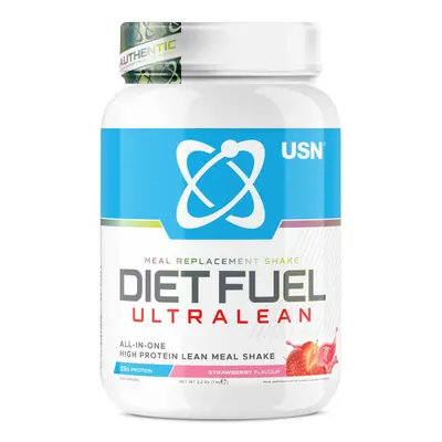 USN Diet Fuel UltraLean Strawberry 1KG: Meal Replacement Shake, Diet Protein Powders for Weight 