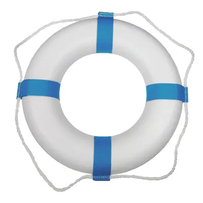 Taylor Made Products Decorative Ring Buoy 20-Inch White