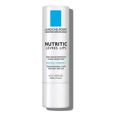 La Roche-Posay Nutritic Lip Balm for Very Dry Lips Soothes and Repairs Chapped Lips with Shea Bu