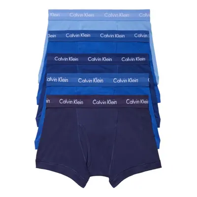 Calvin Klein Men's Cotton Classics 5-Pack Trunk Periwinkle Mazar