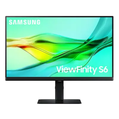 61cm/24" (2560x1440) Samsung LS24D600UAUXEN 16:9 WQHD IPS 5ms 100Hz DP HDMI USB-C Pivot KVM Blac