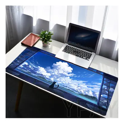 (WA00380, 400x900x3mm) Mouse Pads Sky Landscape Table Mats Computer Mousepad Company Desk Pad Ae