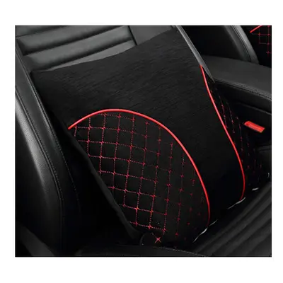 (big support black) brand new arrival car neck pillows flock cloth single 1piece headrest