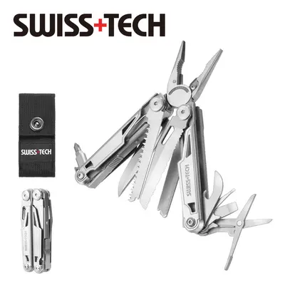 (STYLE1 ST021024) SWISS TECH in Camping Multitool Multi Plier Folding Plier Wire Stripper Outdoo