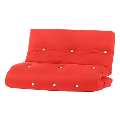 (RED ) Seater Fibre Filled Futon Mattress