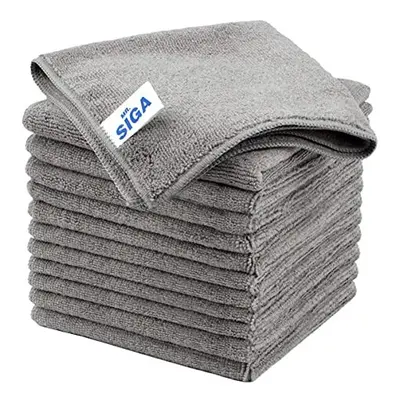 MR.SIGA Microfiber Cleaning Cloth, All-Purpose Microfiber Towels, Streak Free Cleaning Rags, Pac