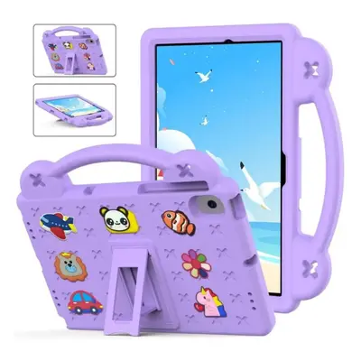 (light purple, SM-P613 SM-P619) Kids Eva Bear Stand Rubber Case For Samsung Galaxy Tab S9 A9 Plu