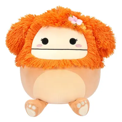 Squishmallows Original 12-Inch Shasta Peach Bigfoot with Tropical Flower - Official Jazwares Plu