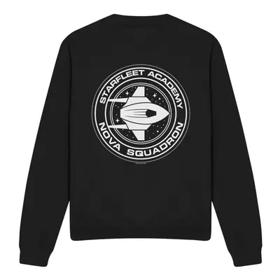 (S, Black) Star Trek Unisex Adult Nova Squadron Sweatshirt