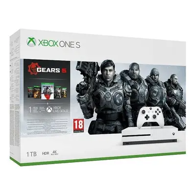 Xbox One 1TB Console & Gears Bundle