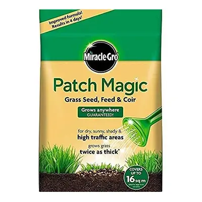 Miracle-Gro Patch Magic Grass Seed, Feed and Coir 3.6 kg - patches