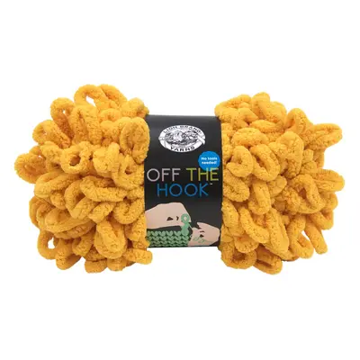 LION BRAND YARN COMPANY YARN OFF THE HOOK SAFFRON