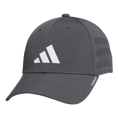 adidas Men's Gameday Structured Stretch Fit Hat 4.0 Grey Six/White