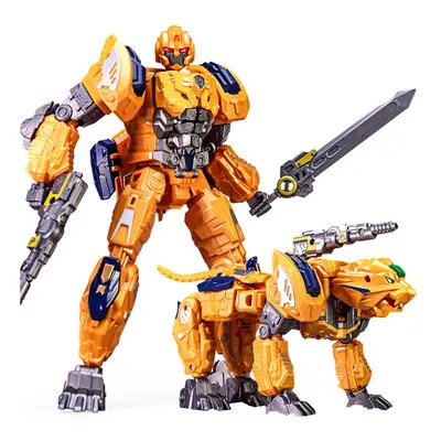 (23CM LJ-1624) 16.5CM Transformation Anime Action Figure Toys Cool KO G1 Robot Car Model Juguete