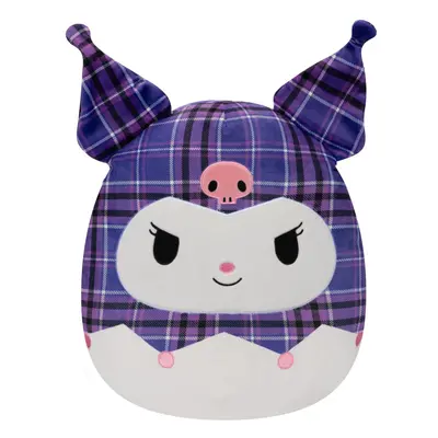 Squishmallows Original Sanrio 14-Inch Purple Plaid Kuromi Plush - Large Ultrasoft Official Jazwa