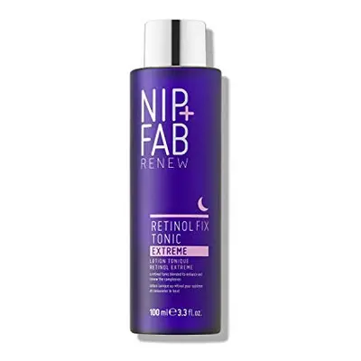 Nip + Fab Retinol Fix Tonic Extreme 0.3% Retinol for Face with Amino Acid and Panthenol, Anti-Ag