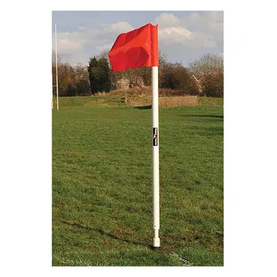 4 PACK 5ft Football Corner Post & Sleeve Set - 50mm All Weather - Flags Not Inc