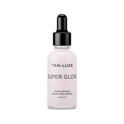 Tan Luxe SUPER GLOW Self Tan Serum, (30 ml) Daily Gradual Fake Tanning Skincare, Cruelty Free & 