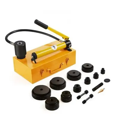 Vevor SD15T240CR2MM8SYBV0 0.5 to in. 15-Ton Hydraulic Knockout Punch Driver Kit Hole Tool with D