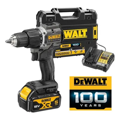 Dewalt DCD100P1T Black 18v XR Brushless Compact Combi Hammer Drill Year