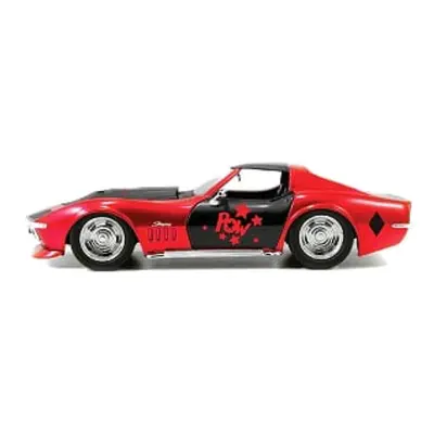 1969 Chevrolet Corvette Stingray Harley Quinn DC Comics Hollywood Rides Series 1/32 Diecast Mode