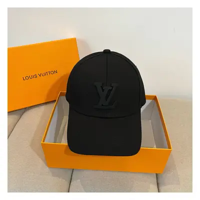 (Black) Men's baseball cap, LOUIS VUITTON baseball cap.