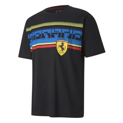 Formula Scuderia Ferrari Mens Scuderia Ferrari Street Tee Puma Blac