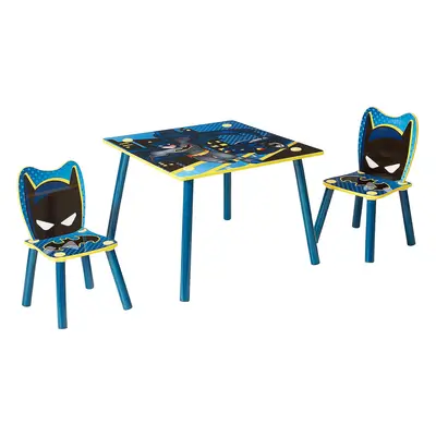 Batman Table and Chair Set Kids Wooden Furniture Character Toddler Play Desk