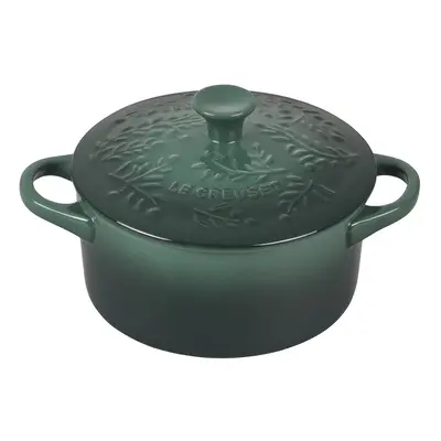 Le Creuset Olive Branch Collection Stoneware Mini Round Cocotte oz