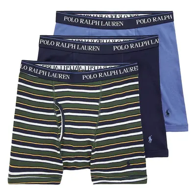 POLO RALPH LAUREN Classic Fit w/Wicking 3-Pack Boxer Briefs Green Str