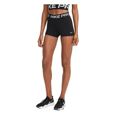 Nike Women's Pro 3"" Training Shorts (Black White Small)