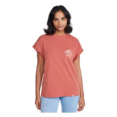 (20 UK, Rust) Animal Womens/Ladies Wherever The Waves Holly Logo T-Shirt