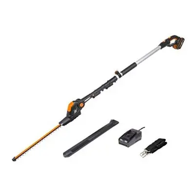 WORX WG252E 18V (20V Max) Cordless Pole Hedge Trimmer 45cm 2.0Ah Battery