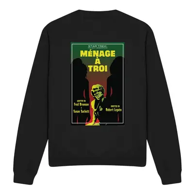 (M, Black) Star Trek Unisex Adult The Next Generation Season Episode Sweatshirt