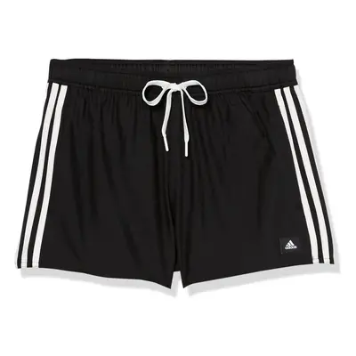 adidas Mens Standard 3Stripes Classics Swim Shorts BlackWhite Medium