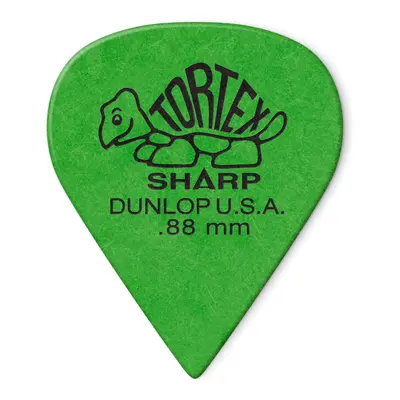 Dunlop Tortex Sharp guitar Picks 88mm green Pack