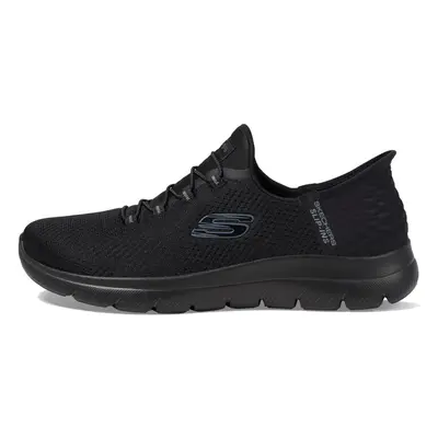 SKECHERS Womens Hands Free SlipIns Summits Girls Night Sneaker Black