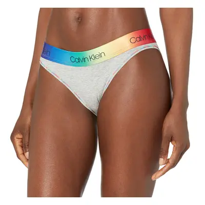 Calvin Klein Women's Pride Modern Cotton Bikini Panty Grey Heather Gr