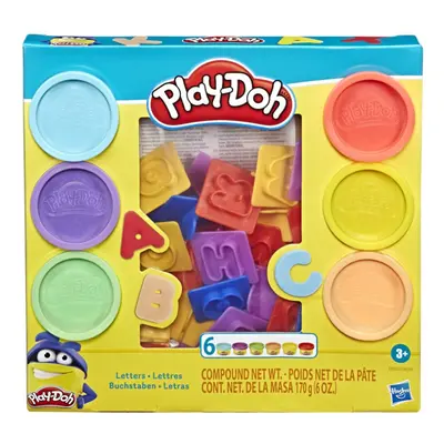 Play-Doh Fundamentals Letters with Letter Stamper Tools and Color