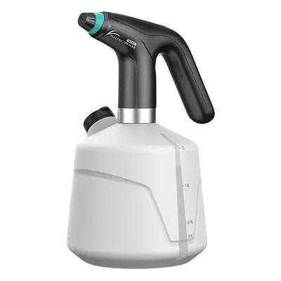 (New 2L Black White) Electric Spray Bottle Automatic Watering Can USB Electric Sprinkling Spraye