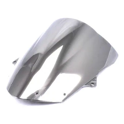 (Silver) For Kawasaki ZX6R Motorcycle Windshield Wind Screen Black